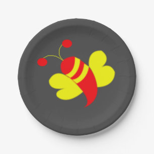Assiettes En Carton Bee Honey Bee Bumble Bee Party