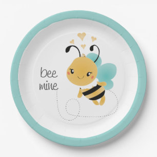 Assiettes En Carton Bee Mine Bumblebee Jaune Noir