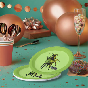 Assiettes En Carton Beetlejus   Le dendroctone en fauteuil