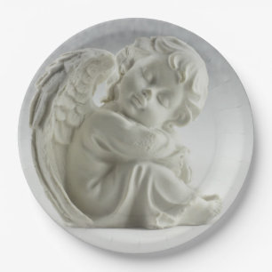 Assiettes En Carton Belle plaque en papier Angel