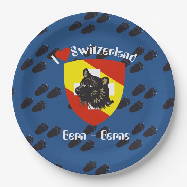 Assiettes En Carton Berne - Berne - Berna Papierteller (Devant)