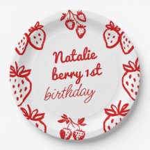 Berry 1st Hand Drawberry Girl Fun Anniversaire