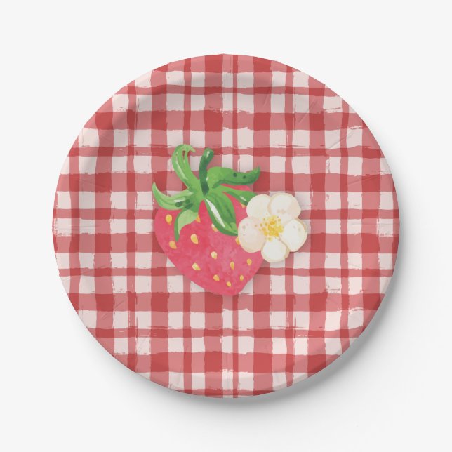 Assiettes En Carton Berry Sweet (Devant)