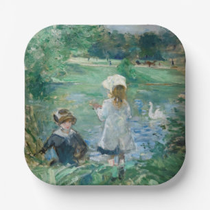 Assiettes En Carton Berthe Morisot - À côté d'un lac