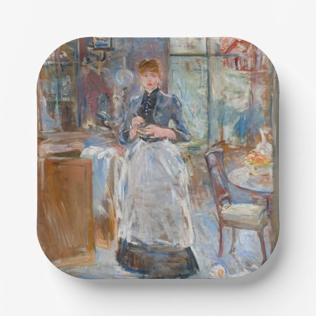 Assiettes En Carton Berthe Morisot - Dans la salle à manger (Recto)