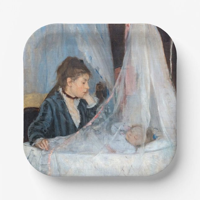 Assiettes En Carton Berthe Morisot - Le berceau (Recto)