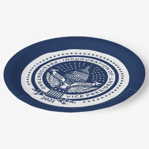 Assiettes En Carton Biden Harris Logo Inaugural Jour d'Inauguration 20