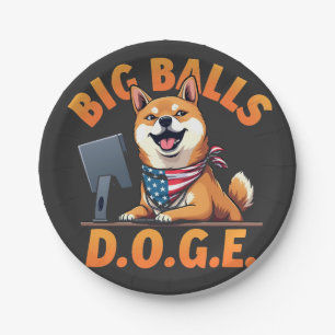 Assiettes En Carton Big Balls Doge Département de l'efficacité du gouv