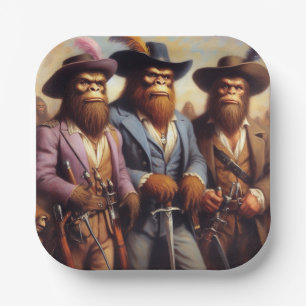 Assiettes En Carton Bigfoot 3 Mousquetaires