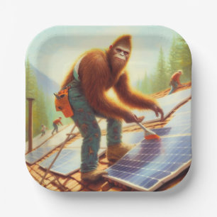 Assiettes En Carton Bigfoot Installation de panneaux solaires