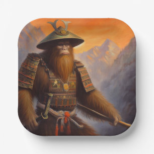Assiettes En Carton Bigfoot Samurai