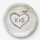 Birch Tree Heart Rustic Mariage