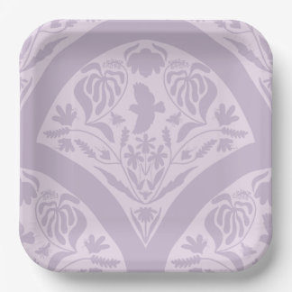 Assiettes En Carton Birdsong Graden in Purple