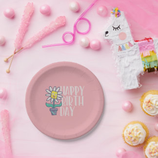 Assiettes En Carton Birthday (Style: 2)
