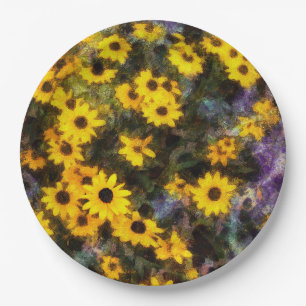 Assiettes En Carton Black Eyed Susan