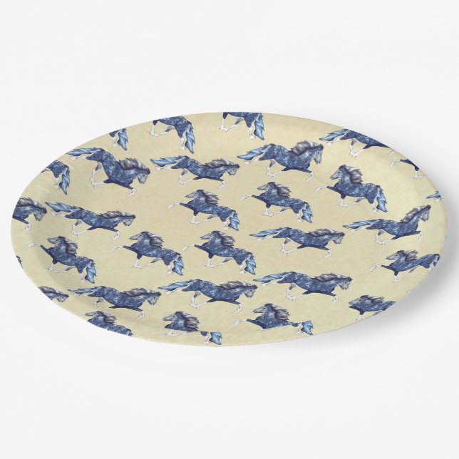 Assiettes En Carton Blámóða (Angle)