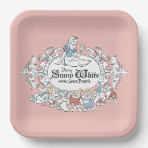 Assiettes En Carton Blanche-Neige et les sept nains   La justice de to