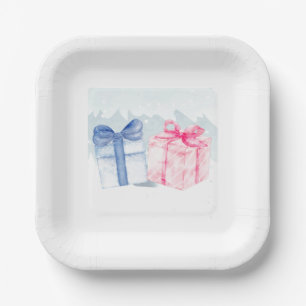 Assiettes En Carton Bleu ou rose Que pensez-vous des Plaques de papier