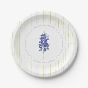 Assiettes En Carton Bluebonnet, Texas Wild Flower
