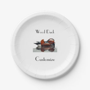 Assiettes En Carton Bois Canard Thunder_Cove
