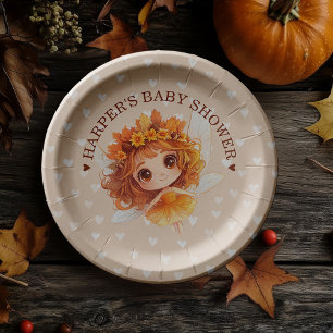 Assiettes En Carton Bois de fées d'automne