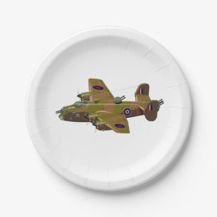 Assiettes En Carton Bombe rétro du Peloton