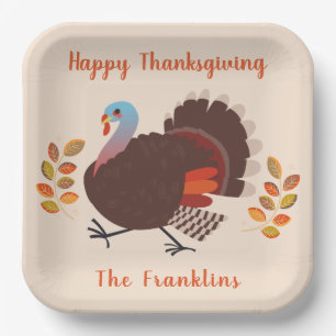 Assiettes En Carton Bon thanksgiving turc