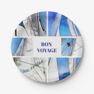 Assiettes En Carton Bon Voyage Agean Gulet Collage Artistique