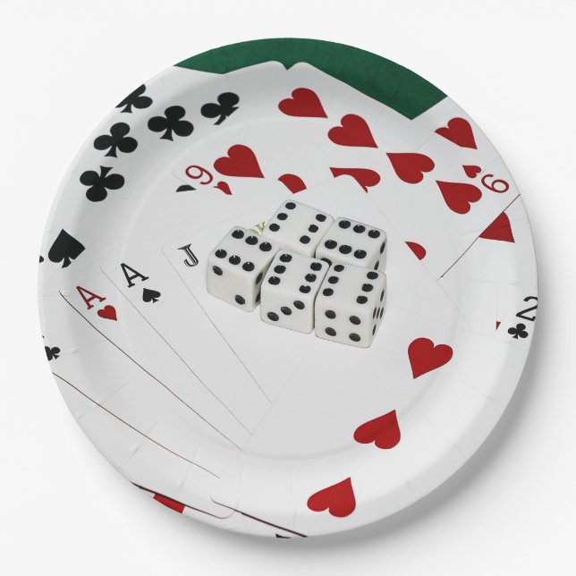Assiettes En Carton Bonne Chance Pour Vous (Devant)