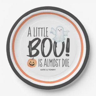 Assiettes En Carton Boo Ghost Jack O'Lantern Baby shower d'Halloween