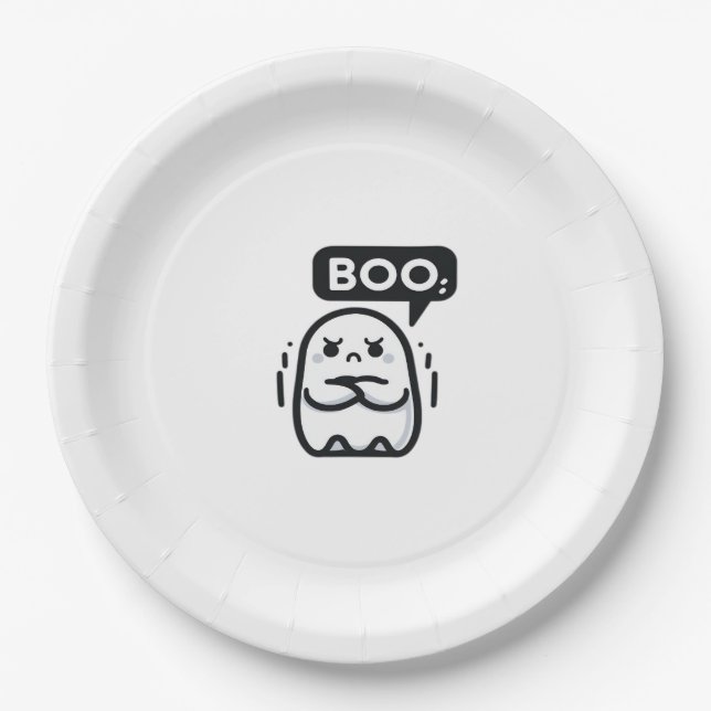 Assiettes En Carton Boo Of Disapproval Funny Quote (Devant)