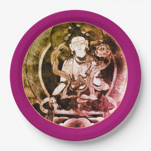 Assiettes En Carton Bouddha de redimensionnement, Héroïka Vintage, Tib