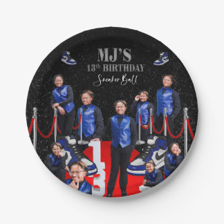 Assiettes En Carton Boule basket de MJ