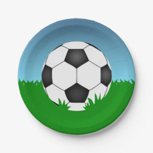 Assiettes En Carton Boule de football