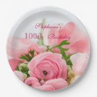 Bouquet anniversaire de roses roses de 100th