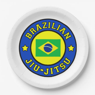 Assiettes En Carton Brésilien Jiu Jitsu