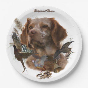 Assiettes En Carton Bretagne française, Art de chasse aux oiseaux