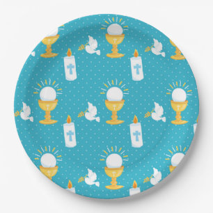 Assiettes En Carton Brisation de la Sainte Communion