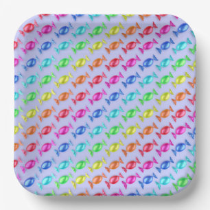 Assiettes En Carton Brochures à différentes couleurs