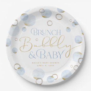 Assiettes En Carton Brunch Bubbly et Plaques de papier Baby shower