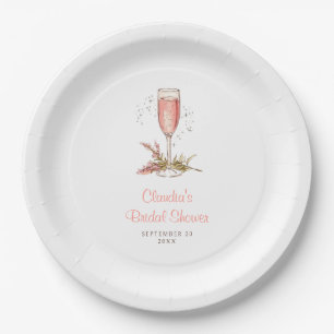 Assiettes En Carton Brunch Bulles Enterrement de Vie de Jeune Fille Ab