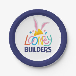Assiettes En Carton BUGS BUNNY BUILDERS™  Casque Empilé Logo