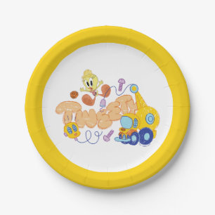 Assiettes En Carton BUGS BUNNY BUILDERS™  Croquis de TWEETY™