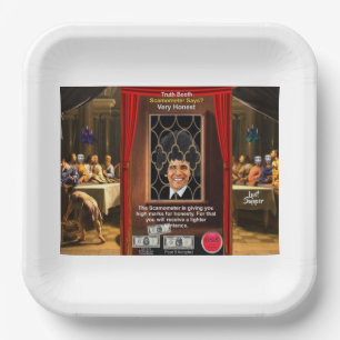 Assiettes En Carton Cabine d'héritage de confession