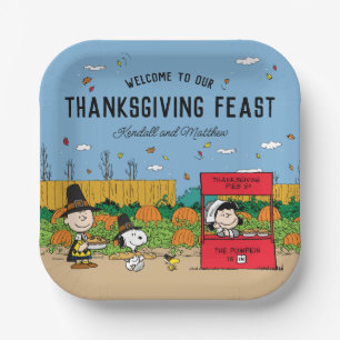 Assiettes En Carton cacahuètes   Charlie Brown Thanksgiving Ajouter Vo