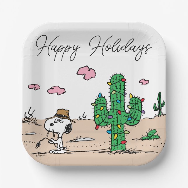 Assiettes En Carton cacahuètes | Décorations Spike pour les fêtes (Recto)