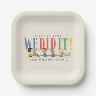 Assiettes En Carton Cacahuètes Nous l'avons fait Citation drôle de rem