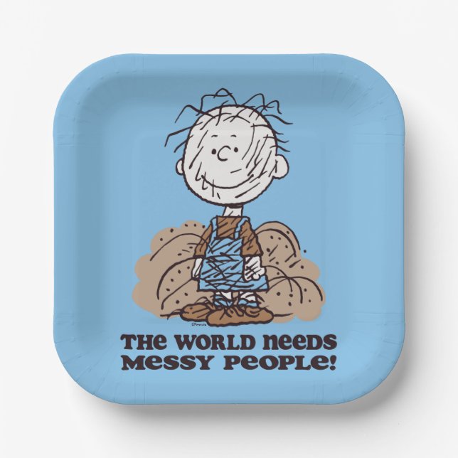 Assiettes En Carton cacahuètes | Pigpen Le Monde A Besoin De Gens Maud (Recto)