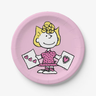 Assiettes En Carton cacahuètes Saint Valentin Sally Valentines