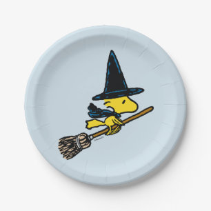 Assiettes En Carton cacahuètes Woodstock Halloween Witch